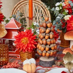 Mrs. Alice Acorn Tree (Pair)< Autumn Decorations