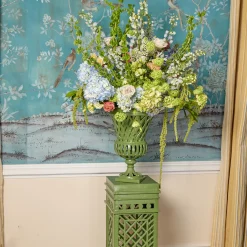 Mrs. Alice Adelaide Green Lattice Urn< Vases | Vases & Planters