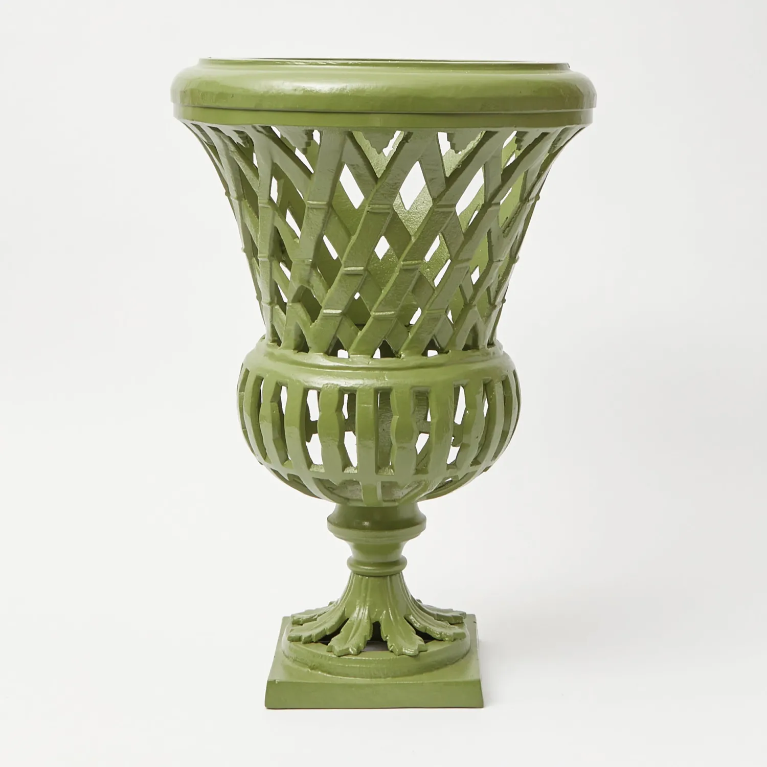 Mrs. Alice Adelaide Green Lattice Urn< Vases | Vases & Planters