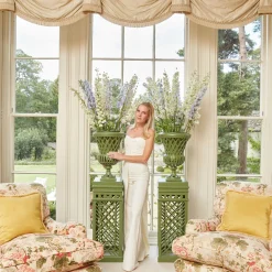 Mrs. Alice Adelaide Green Lattice Urn< Vases | Vases & Planters