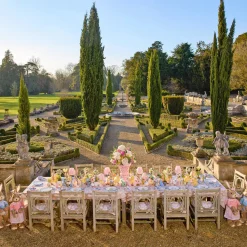 Mrs. Alice Adelaide Pink Lattice Urn< Vases | Vases & Planters