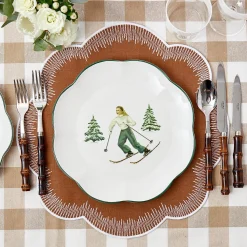 Mrs. Alice Alathea Caramel Linen Placemats (Set of 4)< Placemats