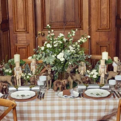 Mrs. Alice Alathea Caramel Linen Placemats (Set of 4)< Placemats