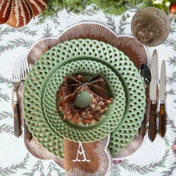 Mrs. Alice Alathea Caramel Linen Placemats (Set of 4)< Placemats