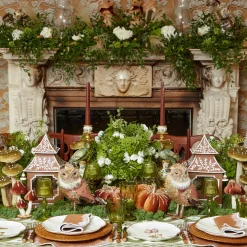 Mrs. Alice Alathea Caramel Linen Placemats (Set of 4)< Placemats