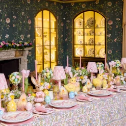 Mrs. Alice Allegra Pink Placemats (Set of 4)< Placemats