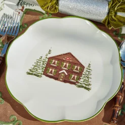 Mrs. Alice Alpine Chalet Dinner & Starter Plates (Set of 8)< Crockery Sets