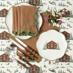 Mrs. Alice Alpine Chalet Starter Plate (Set of 4)< Starter Plates | Crockery Sets