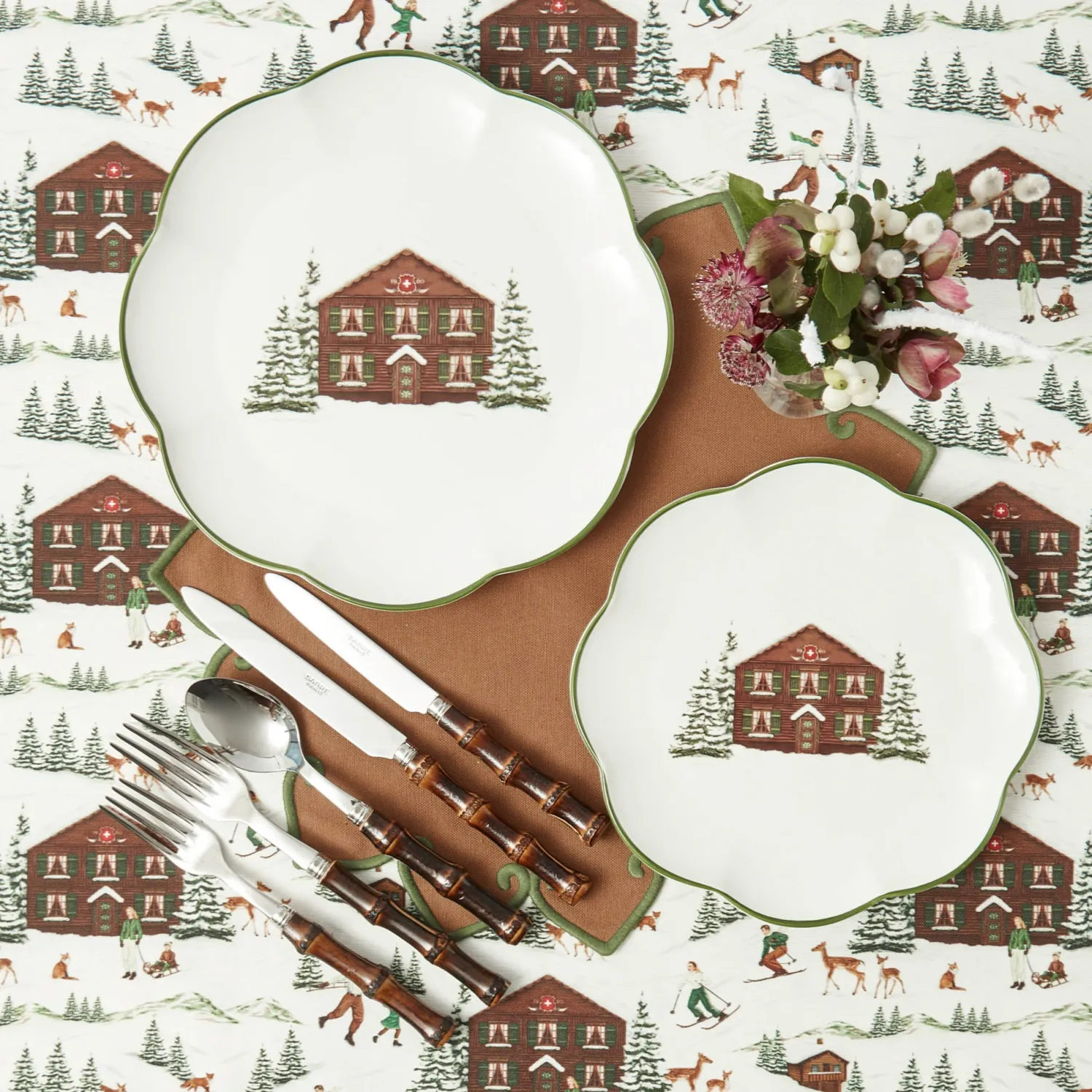 Mrs. Alice Alpine Chalet Starter Plate< Starter Plates