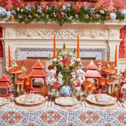 Mrs. Alice Amber Hobnail Jug and Glasses (Set of 6)< Glassware Sets