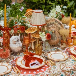 Mrs. Alice Amber Hobnail Jug and Glasses (Set of 6)< Glassware Sets