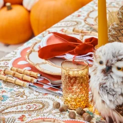 Mrs. Alice Amber Hobnail Jug and Glasses (Set of 6)< Glassware Sets