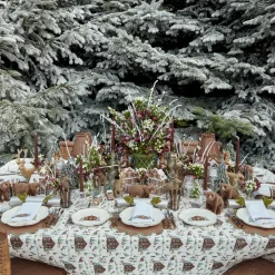 Mrs. Alice Angelina Chestnut & Green Placemats (Set of 4)< Placemats | Under £100