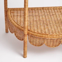 Mrs. Alice Annabelle Rattan Side Table< Furniture | Furniture
