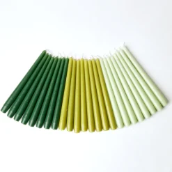 Mrs. Alice Apple Green Candles (Set of 8)< Summer Candleware | Candles