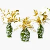 Mrs. Alice Apple Green Hand Painted Tole Bud Vases (Set of 3)< Vases | Vases & Planters