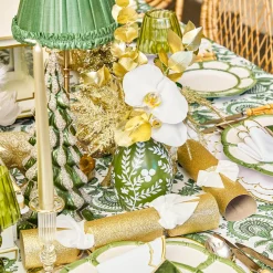 Mrs. Alice Apple Green Hand Painted Tole Bud Vases (Set of 3)< Vases | Vases & Planters