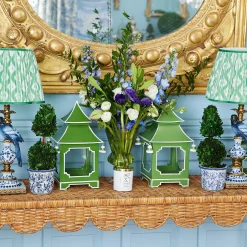 Mrs. Alice Apple Green Pagoda Lantern< Year-round Decorations | Spring Decorations