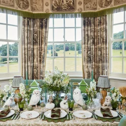 Mrs. Alice Apple Green Pagoda Lantern Set< Year-round Decorations | Spring Decorations