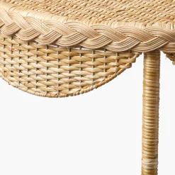 Mrs. Alice Aria Rattan Braided Side Table< Furniture | Furniture