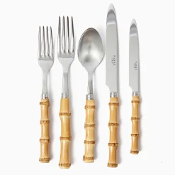 Mrs. Alice Bamboo Cutlery Set (5 Piece)< Cutlery Sets