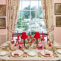 Mrs. Alice Berry Red Mini Pagoda Lantern (Pair)< Year-round Decorations | Spring Decorations