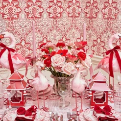 Mrs. Alice Berry Red Mini Pagoda Lantern (Pair)< Year-round Decorations | Spring Decorations