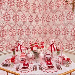 Mrs. Alice Berry Red Mini Pagoda Lantern (Pair)< Year-round Decorations | Spring Decorations