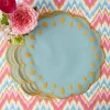 Mrs. Alice Bettina Blue & Caramel Placemats (Set of 4)< Summer Table Linen | Placemats