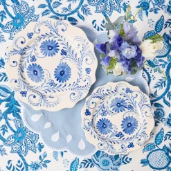 Mrs. Alice Bettina Blue & White Placemats (Set of 4)< Placemats