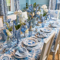 Mrs. Alice Bettina Blue & White Placemats (Set of 4)< Placemats