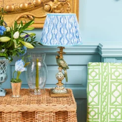 Mrs. Alice Bettina Box Pleated Rattan Console Table< Furniture | Furniture