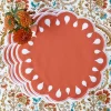 Mrs. Alice Bettina Burnt Orange Placemats (Set of 4)< Placemats