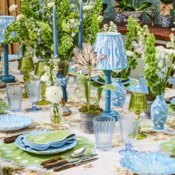 Mrs. Alice Bettina Green & Blue Placemats (Set of 4)< Placemats