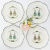 Mrs. Alice Blue & Pink Cottontail Bunny Starter Plates (Set of 4)< Starter Plates | Crockery Sets