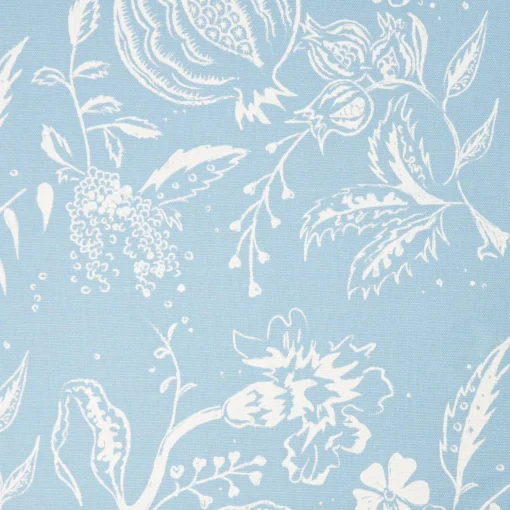 Mrs. Alice Blue Chelsea Square Fabric< Serena Fresson Fabrics