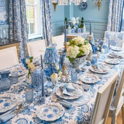 Mrs. Alice Blue Flowers Starter Plates (Set of 4)< Starter Plates | Crockery Sets