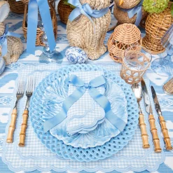 Mrs. Alice Blue Grosgrain Bow - 20cm (Set of 4)< Napkin Rings & Bows