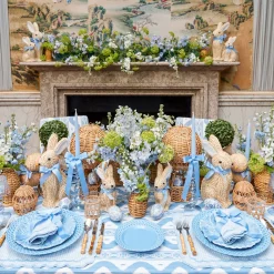 Mrs. Alice Blue Grosgrain Bow - 20cm (Set of 4)< Napkin Rings & Bows