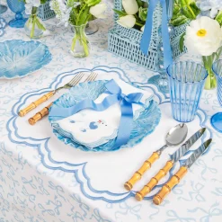 Mrs. Alice Blue Grosgrain Bow - 20cm (Set of 4)< Napkin Rings & Bows