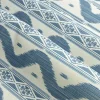 Mrs. Alice Blue Ikat Stripe Fabric< Serena Fresson Fabrics