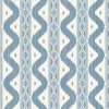 Mrs. Alice Blue Ikat Stripe Wallpaper< Serena Fresson Wallpapers