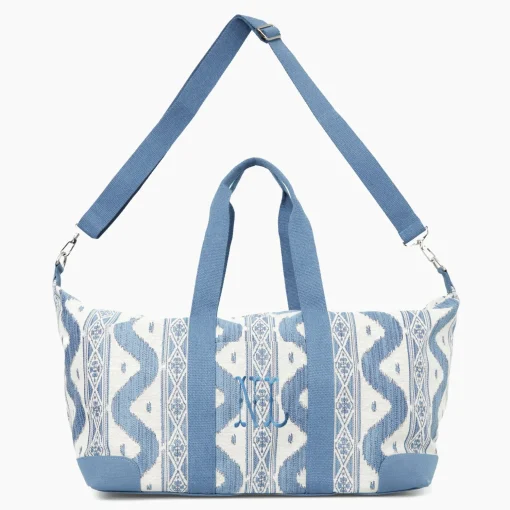 Mrs. Alice Blue Ikat Travel Bag< Mrs. Alice Tote Bags | Mrs. Alice Monogram