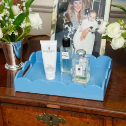 Mrs. Alice Blue Lacquer Tray Set< Trays | For Her