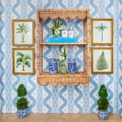 Mrs. Alice Blue Lacquer Tray Set< Trays | For Her