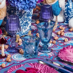 Mrs. Alice Blue Lacquer Trayscape< Trays | Mrs. Alice Monogram