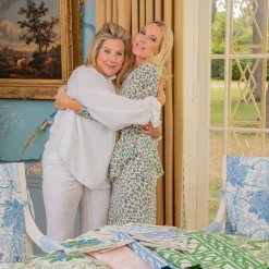 Mrs. Alice Blue Lady Isabella's Garden Fabric< Serena Fresson Fabrics