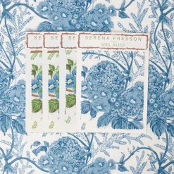 Mrs. Alice Blue Lady Isabella's Garden Fabric< Serena Fresson Fabrics