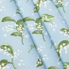 Mrs. Alice Blue Lily of the Valley Fabric< Serena Fresson Fabrics