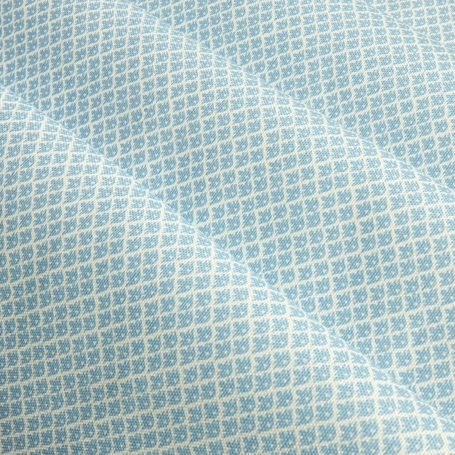 Mrs. Alice Blue Lotus Flower Fabric< Serena Fresson Fabrics